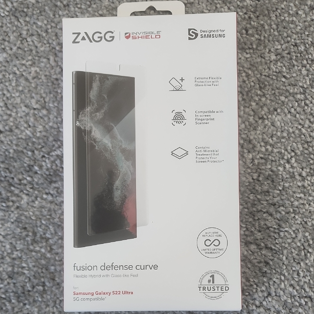 ZAGG Fusion Defense Curve for Samsung Galaxy S22 Ultra